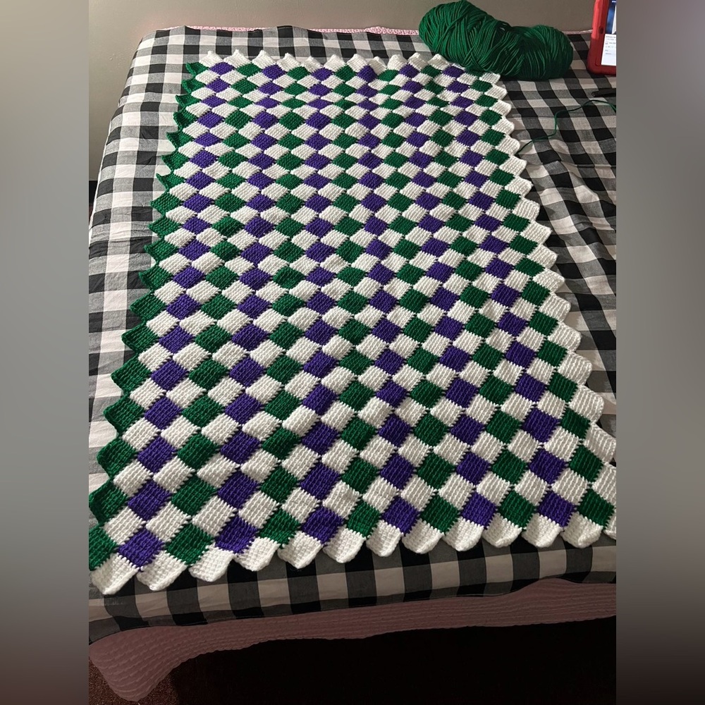 Handmade crochet throw blanket
VTG Crochet Blanket Handmade Throw Quilt Multico - Picture 2 of 4